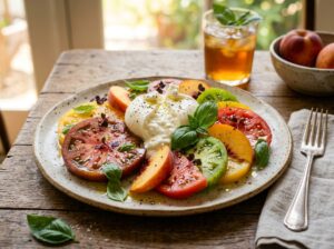 Tomato Peach Salad